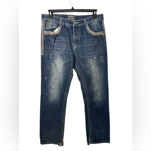 Black Brand Men’s Relaxed Straight Jeans Size 34